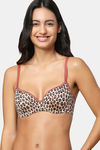 Triumph Padded Wired Medium Coverage T-Shirt Bra - Brown - Light Combination — thumbnail 1